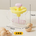 Multifunctional hand mixer with built-in whisk, press-down filter, and egg beater – perfect for cream whipping and baking