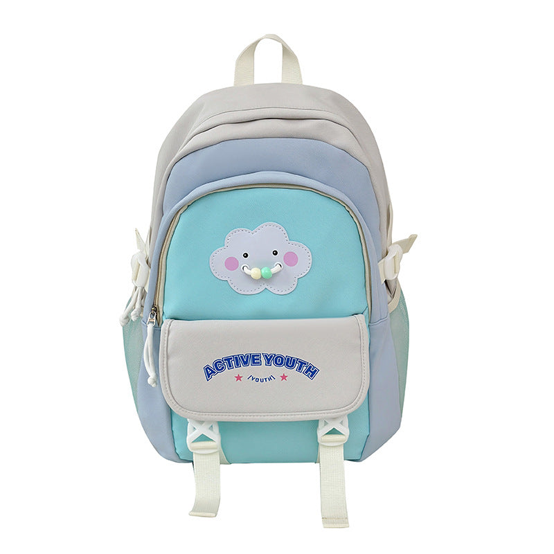Backpack Simple large-capacity backpack Japanese junior high school student schoolbag High value backpack Travel backpack