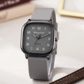 square alloy case silicone strap vintage style women's new quartz watch women's factory direct sales wholesale