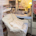 Beanbag chair single sofa chair dormitory lazy chair computer chair for home bedroom balcony lounge chair girl makeup chair
