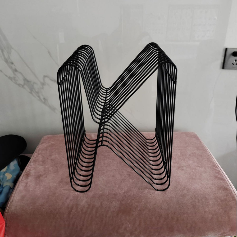 Factory direct sofa side table living room balcony magazine rack bedside storage bookshelf creative iron art small coffee table