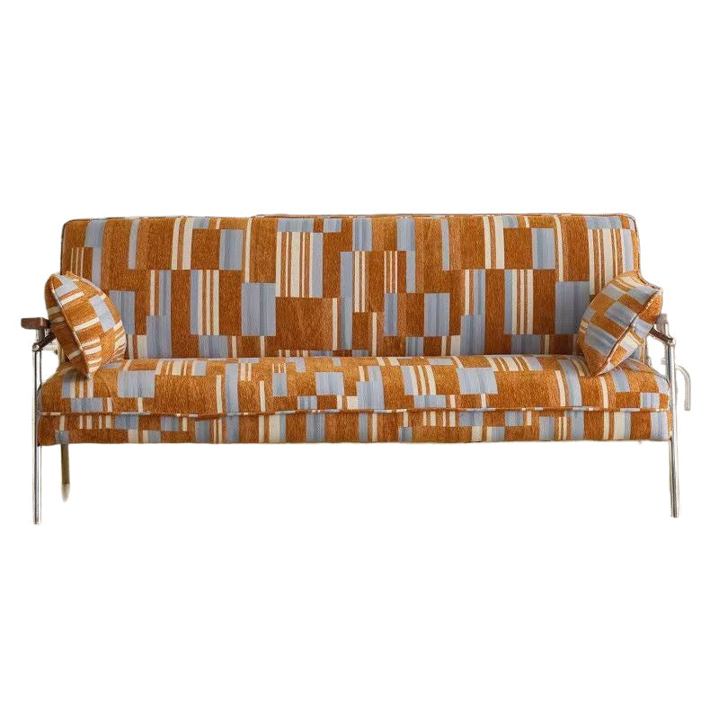 Nordic japanese style solid wood leather sofa - compact, creative, minimalist design for living room or bedroom - available in 3-seater and 2-seater options - natural wood aesthetic