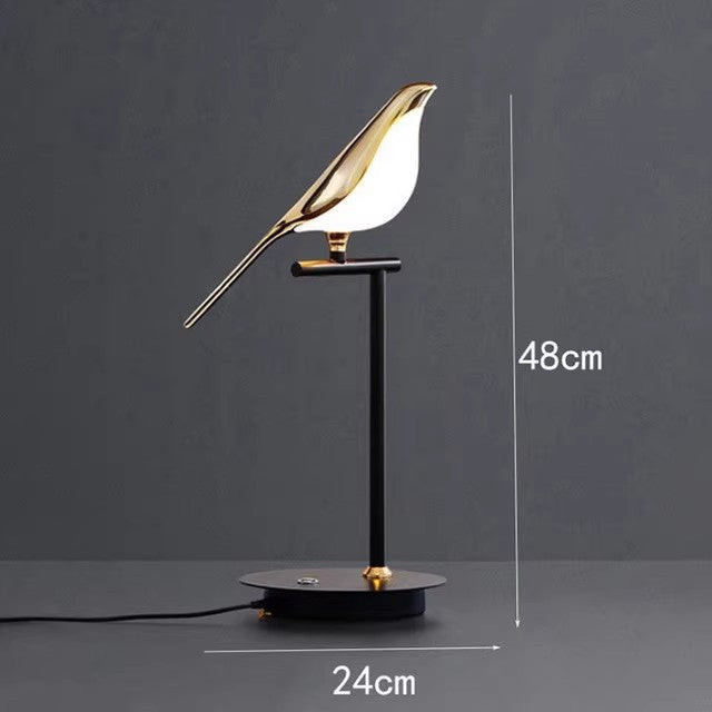 Creative bird wall lamp - modern minimalist nordic style for bedroom, bedside, living room, hallway, stairway, and floor lamp