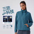 New windproof, waterproof, and stain-resistant slim-fit stand collar fleece windbreaker - outdoor camping, hiking, and mountaineering jacket daw010