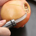 New stainless steel double-ended pomegranate opener - portable home tool for opening pomegranates, peeling oranges, and opening pomelos