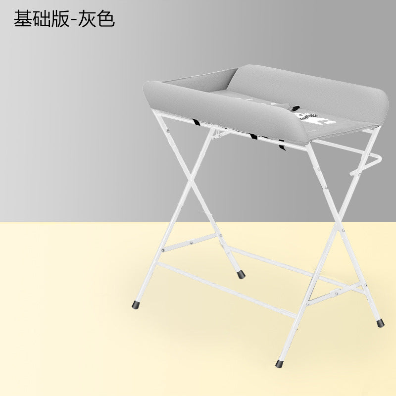 Diaper changing table - portable, multifunctional, foldable baby care station for newborns - bathing, diaper changing, and massage