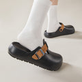 2026 summer new soft sole "cloud-like" closed-toe slippers - plus size fashionable casual shoes for office work and lounging