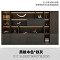7-door filing cabinet (black oak*iron gray)