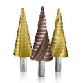 Pagoda drill bit hole opener universal drilling steel super hard reaming tapered metal multi-function stainless steel step drill