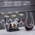 U-shaped decanter + red wine glass 460ml + wine rack