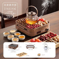 [sixteen-piece set] ru kiln cup + moon cage pot + stove drawer set + storage tray