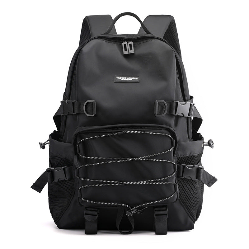 New Korean version trend backpack fashion personality travel backpack large capacity student bag outdoor anti-theft backpack