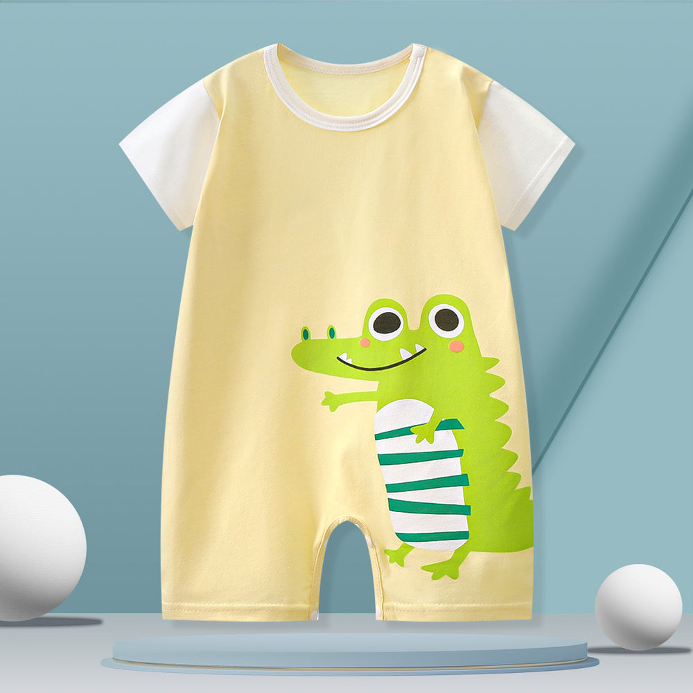 Baby rompers pure cotton summer outfit baby clothes kids short sleeve newborn bodysuit children's clothing
