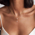 Amazon cross-border new long necklace, fashionable and unique chain tassel y-shape necklace, exquisite jewelry gift
