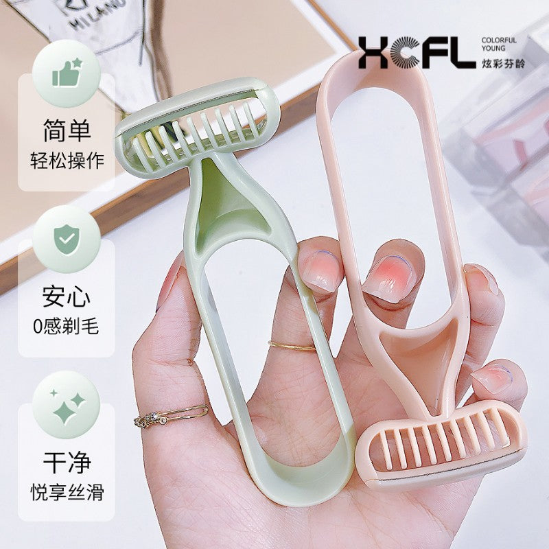 Colorful fenling non-sensory armpit hair knife soft skin wholesale shaving knife female shaving armpit hair leg hair epilator private parts