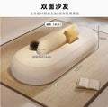 Cream style designer double-sided sofa clothing store hotel club lobby reception area rest area