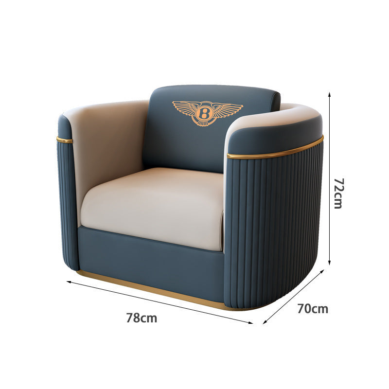 Luxury negotiation sofa chair furniture modern minimalist hotel sales department reception small office desk and chair set