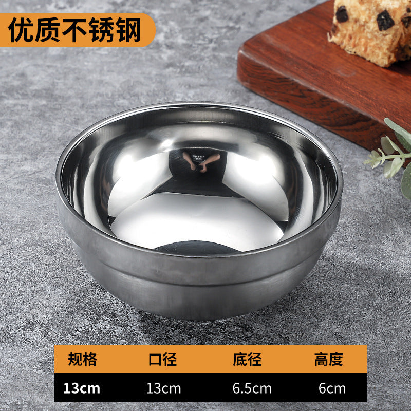 304 stainless steel double-walled insulated bowl - perfect for home, kindergarten, and kids' mealtime. soup bowl available with custom logo