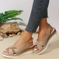 summer new arrival: cross-border women's eaby comfortable platform sandals, sizes 40-43, lightweight buckle strap peep-toe sandals - now available!