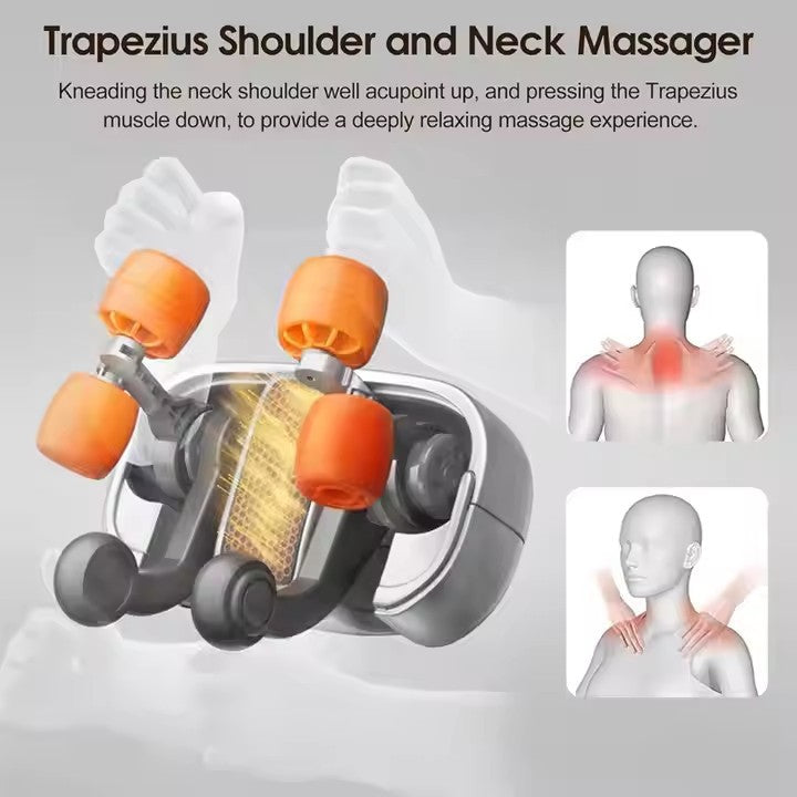 Trapezius muscle massage pillow brand massage chair wholesale neck massager shoulder and neck massager