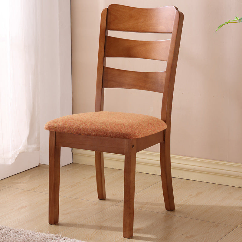 Solid wood chair backrest dining chair - comfortable for extended use - chinese style restaurant minimalist wooden dining chair