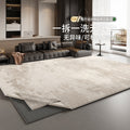 Removable and washable carpet, living room italian style, light luxury, high-end, double-layer, machine washable sofa sound insulation pad, anti-fouling and dirt-resistant carpet