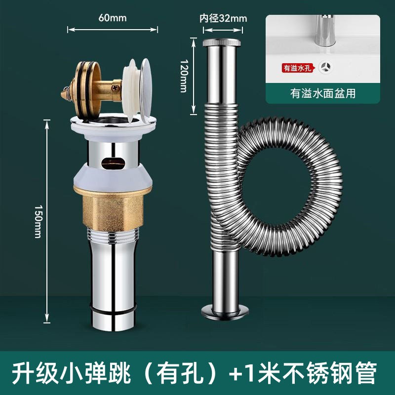 One piece is delivered on behalf of the delivery toilet, hand wash basin, pull bounce sewer 304 accessories, washbasin, washstand, sewer pipe.