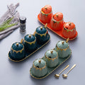 Luxury ceramic spice jar set for kitchen - creative home seasoning container set, salt shaker wholesale