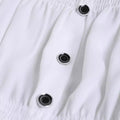 hot selling girl's one-piece collar high elastic cuff washed hole flower denim short girl's suit