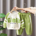 Boys' fall/winter sweatshirt set -  new arrival: stylish and sporty outfit for boys, cute and trendy two-piece set for babies