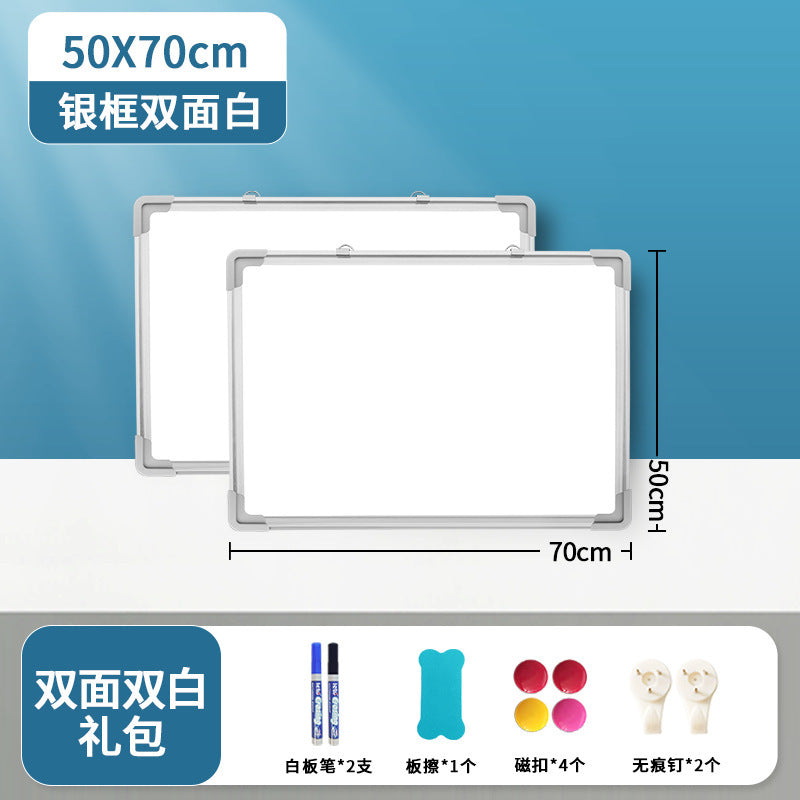 Upgraded thickened adjustable stand-up whiteboard writing board, portable blackboard, children's home stand-up display board with stand