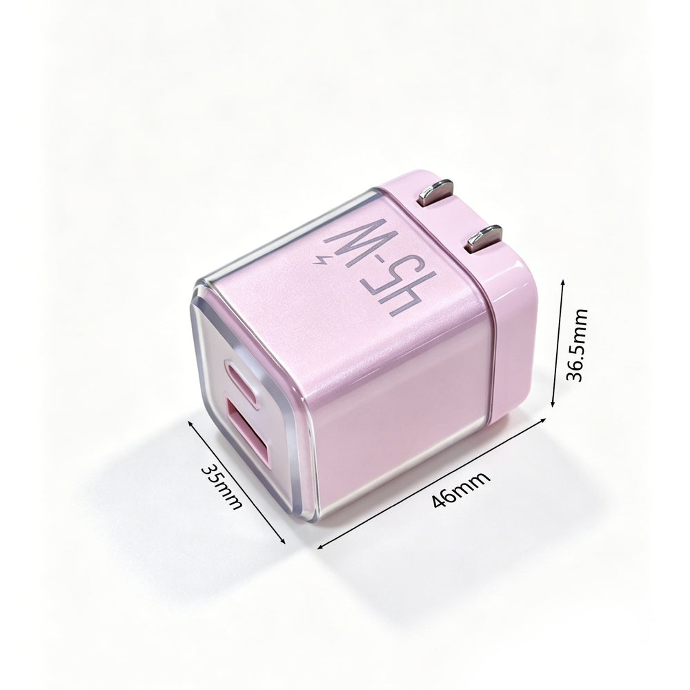Wow customized 45w dual port a+c apple charger qc3.0pd protocol usb multi-port fast charging charging head