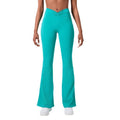 Dopamine-boosting slimming & skin-friendly activewear: high-waisted, butt-lifting, stretchy peach-lift wide-leg yoga pants with a premium feel