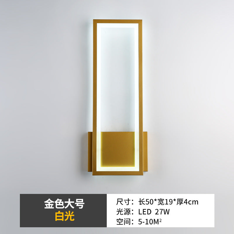 Wall lamp line bedroom bedside led modern simple stairs living room background wall wall wall lamp aisle corridor light luxury