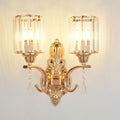 New arrival modern high-end glare bar aisle corridor living room bedroom bedside room double-headed crystal light luxury wall lamp