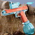 2011 transparent electric water gun-macaron green [e-commerce box]