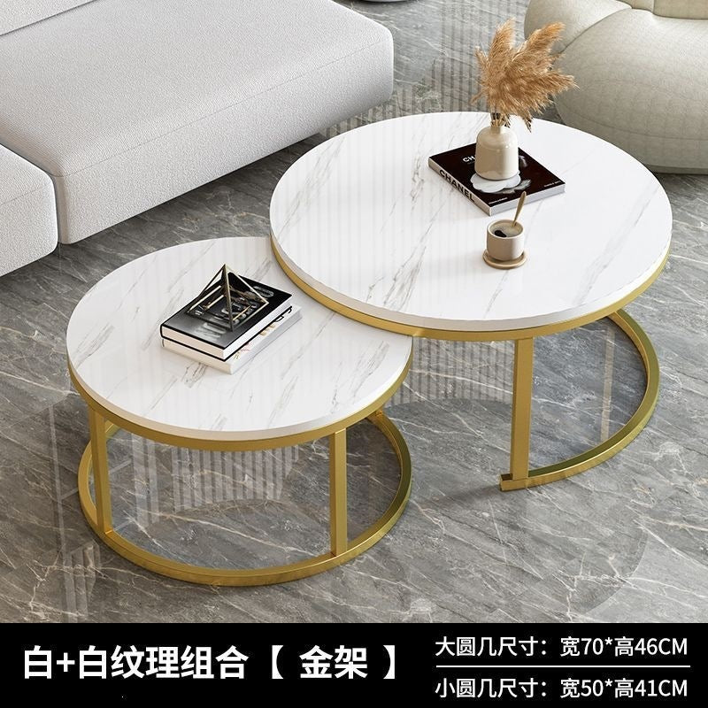 Coffee table accessible luxurycasual modern living room for home small apartment scandinavian sofa side table retractable round tea table metal
