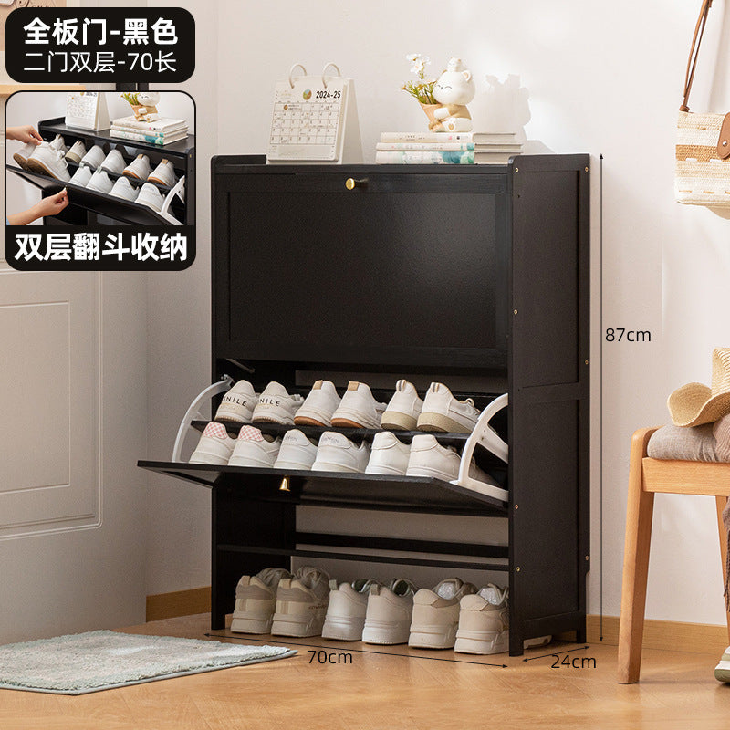 Simple shoe rack household door multi-layer with door dust-proof entry shoe rack shoe cabinet high vertical integrated storage rack