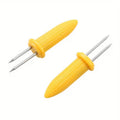 hot-selling barbecue tools stainless steel barbecue skewers heat-insulated corn forks bbq barbecue forks iron skewers for barbecue