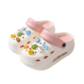2025 new women's wedge platform clogs - summer outdoor wear, thick sole, two-wear style, chunky heel, non-slip beach sandals & slippers
