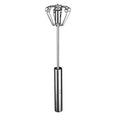 316 stainless steel semi-automatic egg whisk - new home use manual egg & cream mixer - baking & dough whisking gadget
