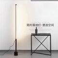 Nordic floor lamp led living room sofa corner floor lamp minimalist linear bedroom bedside lamp ambient lighting fixture