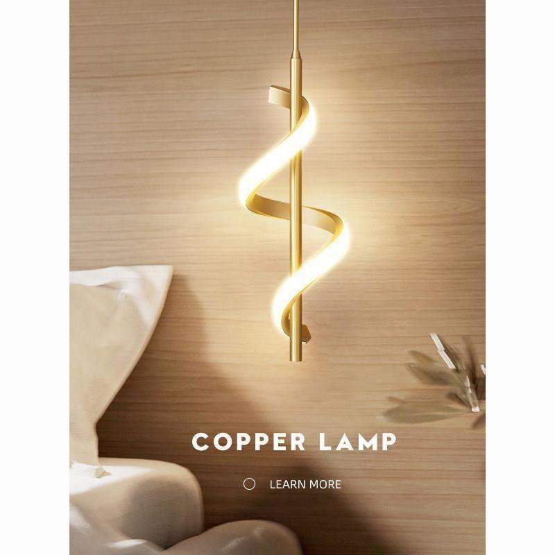 Minimalist bedroom bedside wall lamp tv background wall switch aisle entrance wall lamp stairs