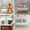 Outdoor park bench double seater bench casual simple bench iron backrest courtyard outdoor garden