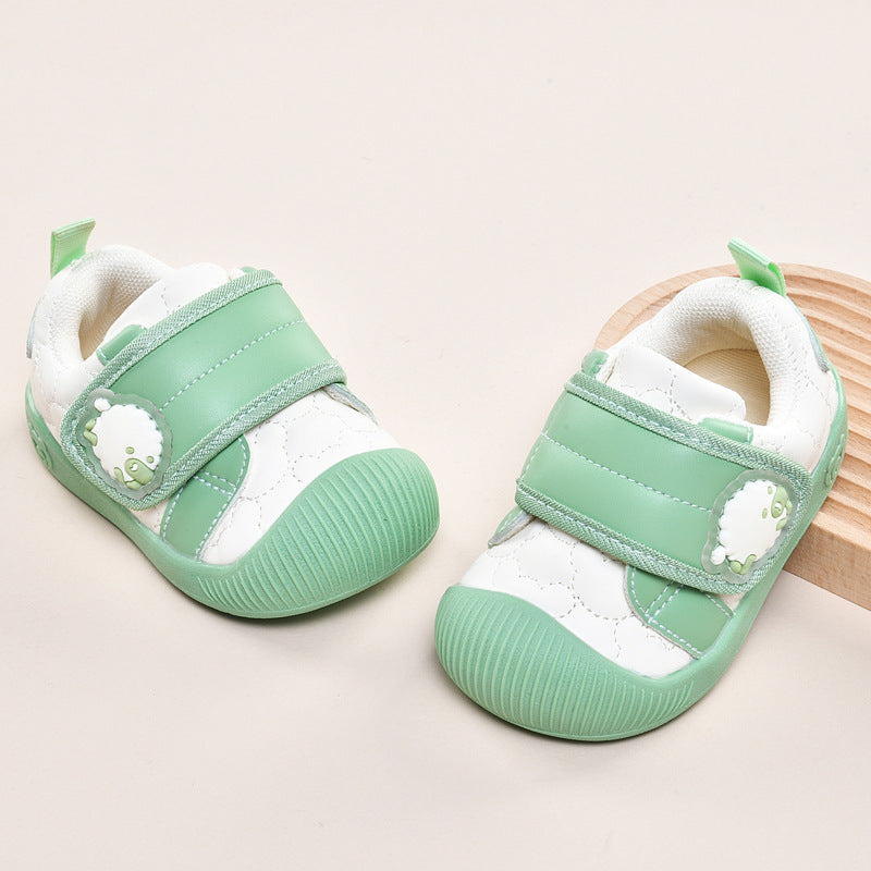 Baby first walker shoes - spring/autumn collection - sizes 0-1 to 1-2 years - soft sole, breathable infant & toddler shoes for boys & girls