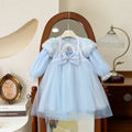 Girls' dress  autumn elsa princess dress frozen princess children's gown tutu dress new autumn collection