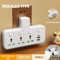 Uk plug adapter hong kong version pd fast charging power strip european standard socket switch wireless night light usb us standard