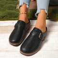 Amazon independent station  cross-border foreign trade large size slippers spring & fall new style retro casual slip-on toe slippers
