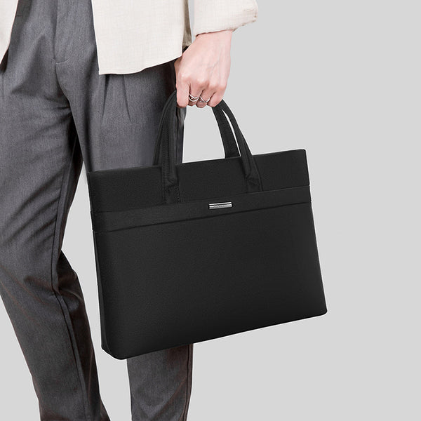 Yiyunchen briefcase custom logo men's file bag portable Oxford cloth men's briefcase business meeting bag