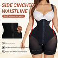 new arrival vest buttoned jumpsuit zipper crotch cross-border export one-piece shapewear 2 rows